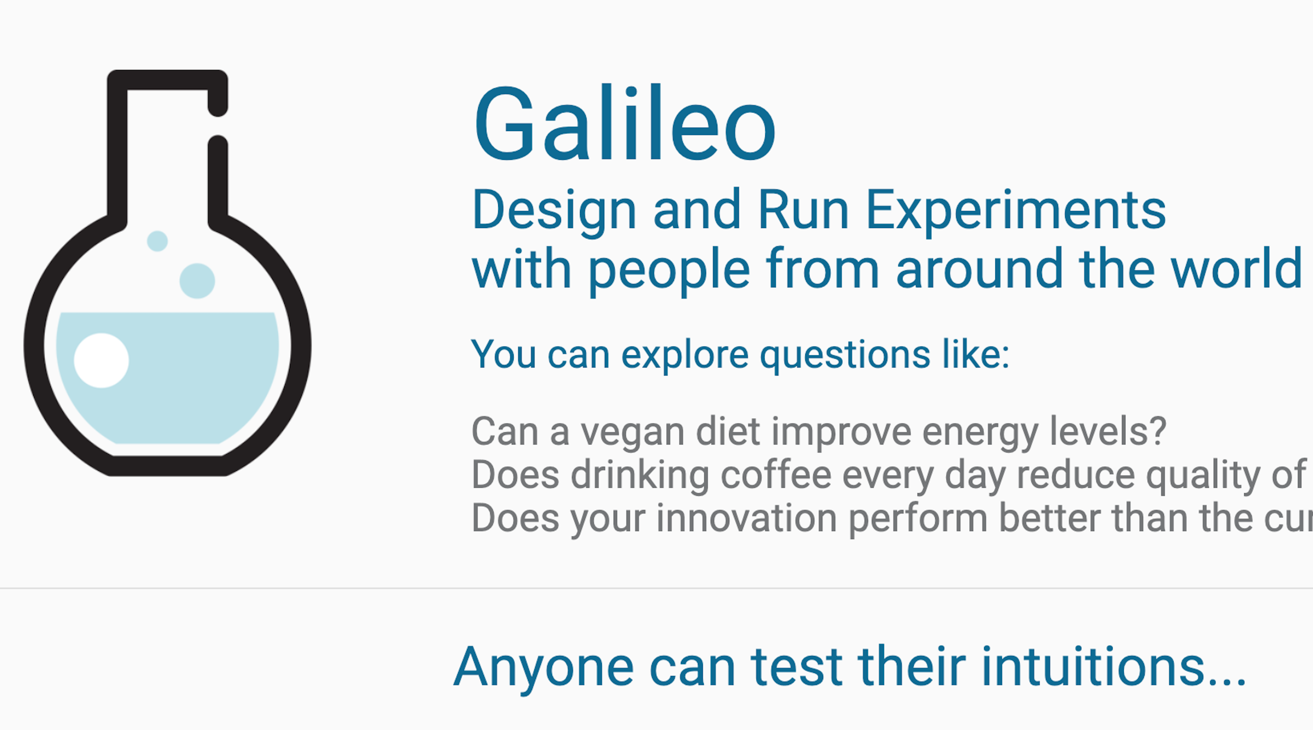 Galileo Scientific Experiment Logo